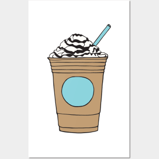 Blended Frappe Illustration Posters and Art